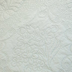 Baroque Floral Quilted Cotton Sofa Cover, Non-Slip Washable Couch Protector