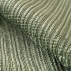 Plush Solid Color Striped Sofa Cover, Washable Non-Slip Textured Couch Seat Pad
