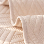 Quilted Geometric Cotton Sofa Cover, Non-Slip & Thick Padded Furniture Covers