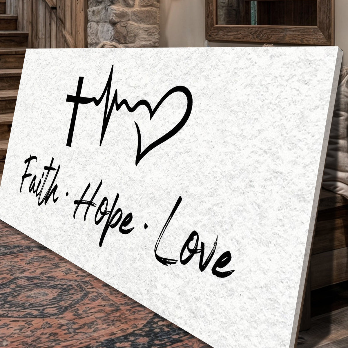 Faith, Hope, Love Faith Wall Art II