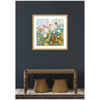 Framed Art Boho Wildflower Garden by The Creative Bunch Studio