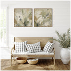 Olive Bloom No. 3 & No. 2 2 Piece Framed Canvas Wall Art Set by Amy Lighthall