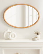 Rahfy Oval Framed Wall Mirror