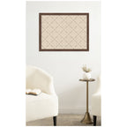Pinboard Green Lattice Print