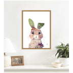 Bunny by Madeline Jeppesen Framed Canvas Wall Art Print