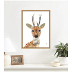 Buck by Madeline Jeppesen Framed Canvas Wall Art Print