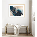 Framed Art Deep Blue Momentum II by Amy Lighthall
