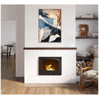 Abstract Fluid Movement by The Creative Bunch Studio Framed Canvas Wall Art Print