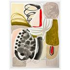 Sylvie Abstract 02 Framed Canvas by Emma Daisy