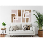 Sylvie Rhythmic Lines I and II Framed Canvas Art Set by Nikita Jariwala