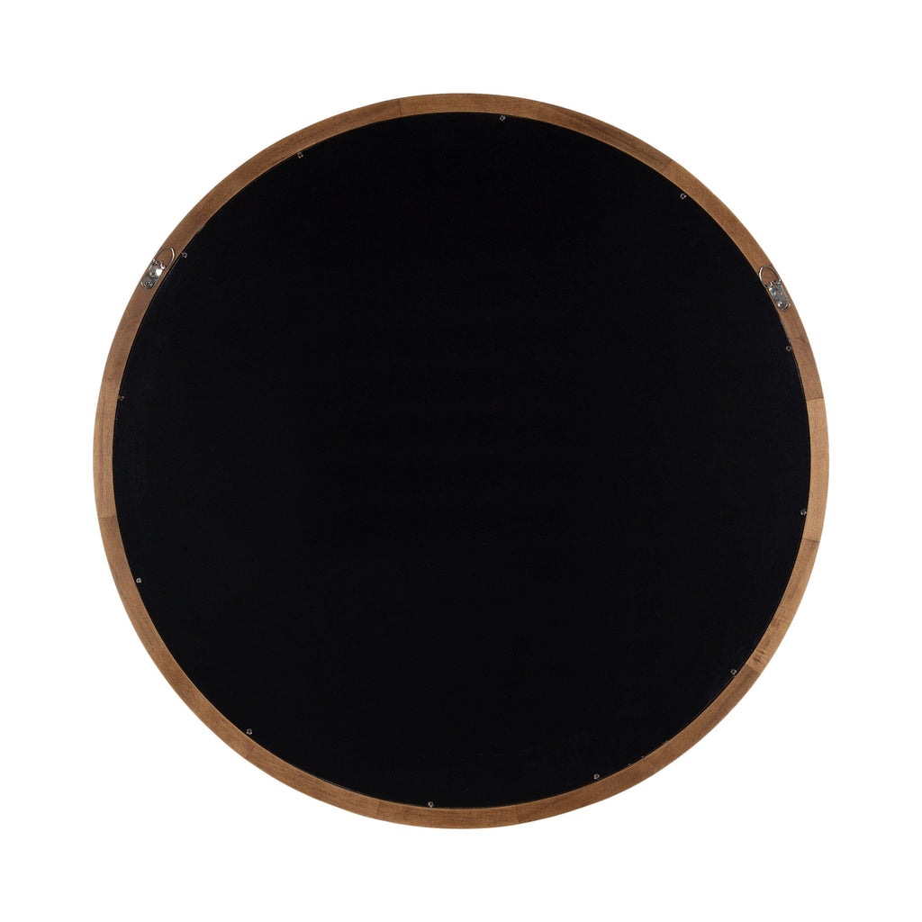 Hatherleigh Round Wood Wall Mirror