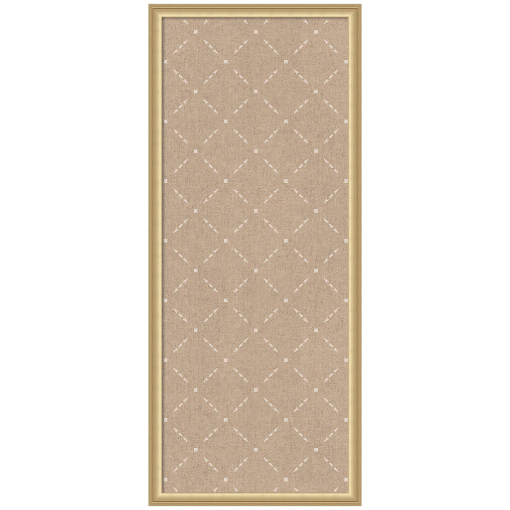 Pinboard Beige Lattice Pattern
