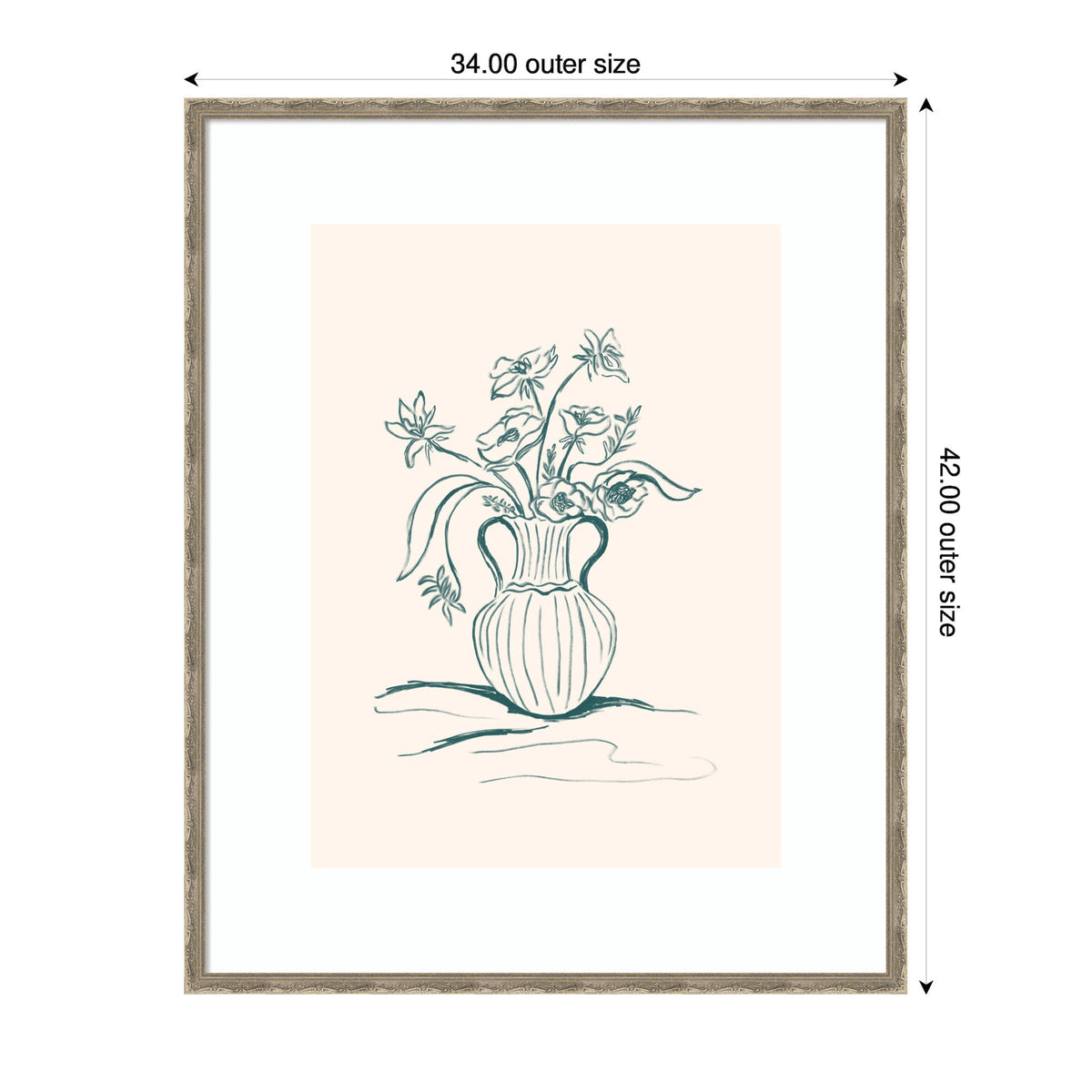 Framed Art Garden Floral by Kate Aurelia Holloway
