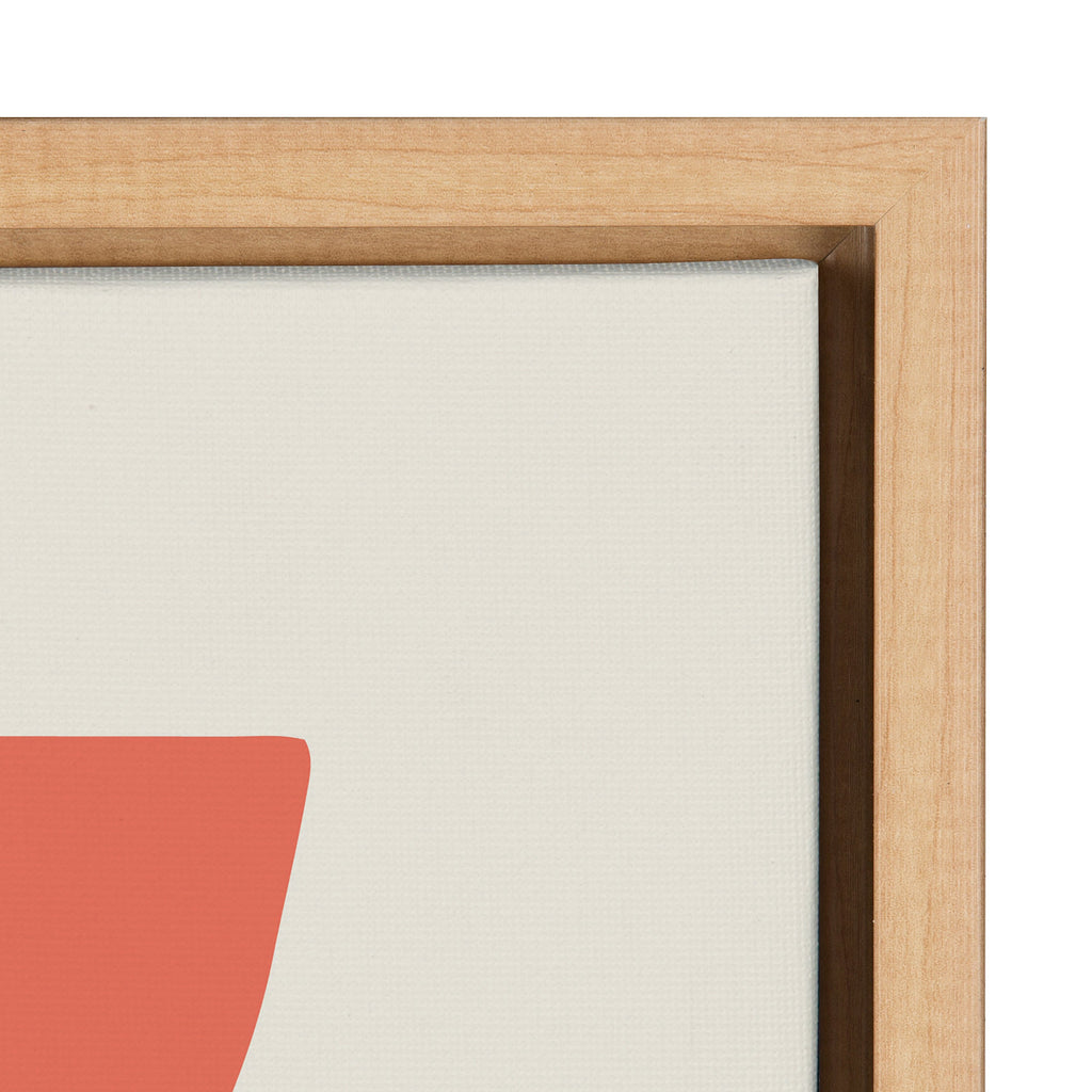 Sylvie Mid Century Succulents Framed Canvas by Rachel Lee of My Dream Wall