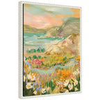 Sylvie Landscape 4 Framed Canvas by Annie Quigley