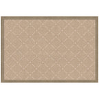 Pinboard Beige Lattice Pattern