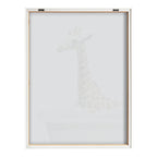 Blake Bathroom Bubble Bath Giraffe Framed Printed Glass by The Creative Bunch Studio