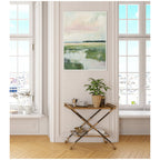 Sylvie Pastel Horizon I Framed Canvas by Amy Lighthall