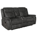 Lawrence Upholstered Tufted Back Motion Loveseat