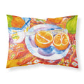 'Caroline'S Treasures 6035Pillowcase Florida Oranges Sliced Breakfast Moisture Wicking Fabric Standard Pillowcase, Large, Multi