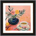 Framed Art Cozy Coffee by The Creative Bunch Studio