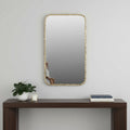 48 Brass Iron Framed Accent Mirror