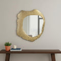 40 Brass Iron Abstract Organically Shaped Accent Mirror