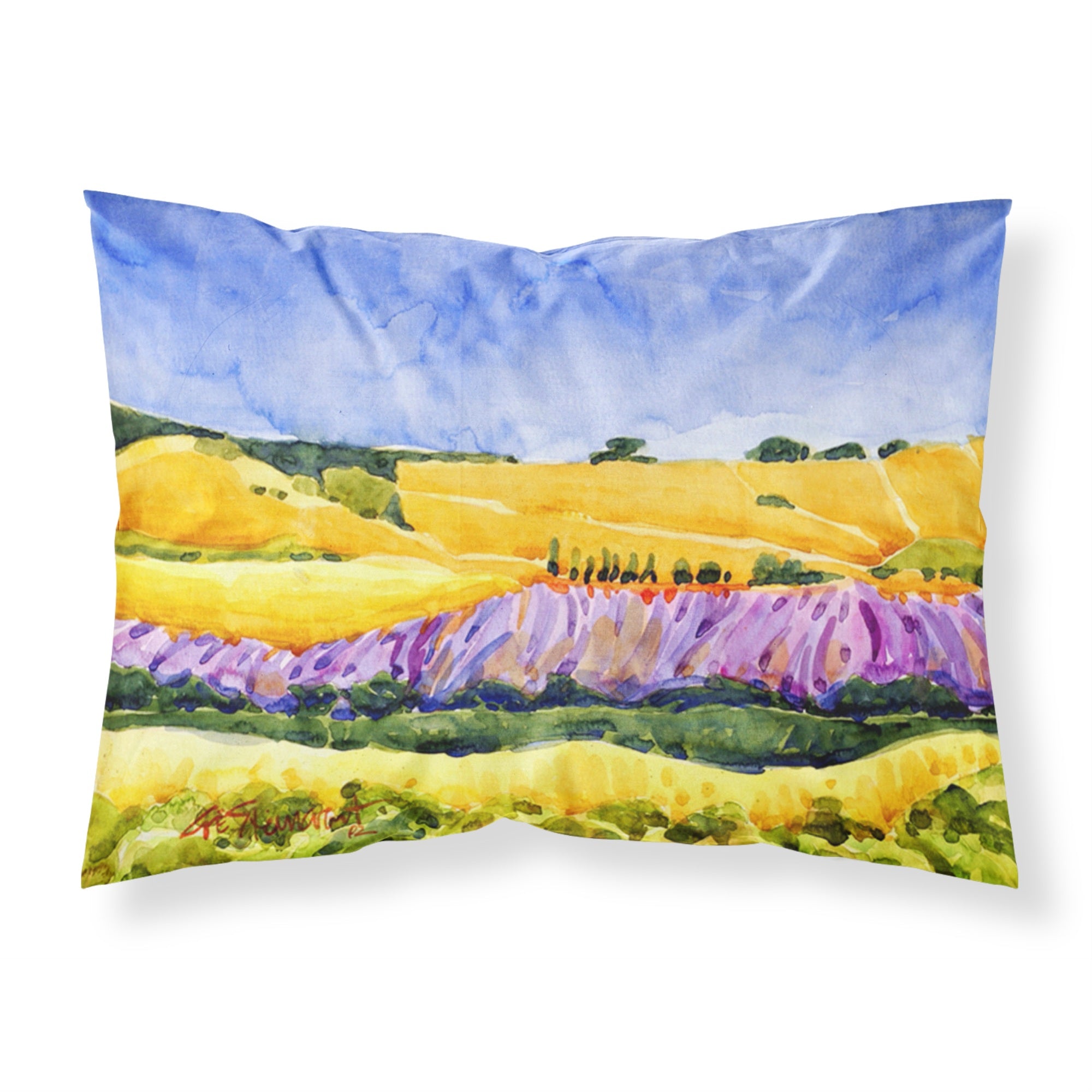 'Caroline'S Treasures 6053Pillowcase Landscape Moisture Wicking Fabric Standard Pillowcase, Large, Multicolor'