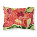 'Caroline'S Treasures 6055Pillowcase Flower-Amaryllis Moisture Wicking Fabric Standard Pillowcase, Large, Multicolor'