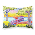 'Caroline'S Treasures 6060Pillowcase Dock At The Pier Moisture Wicking Fabric Standard Pillowcase, Large, Multicolor'