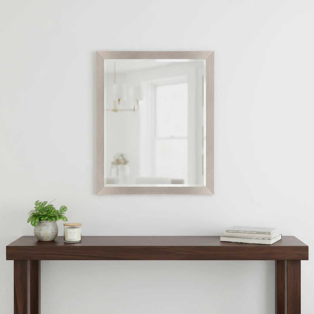 42 Silver Framed Accent Mirror