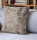 20 Taupe Chenille Throw Pillow Cover with Texture