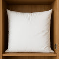 22 White Cotton Throw Pillow Insert