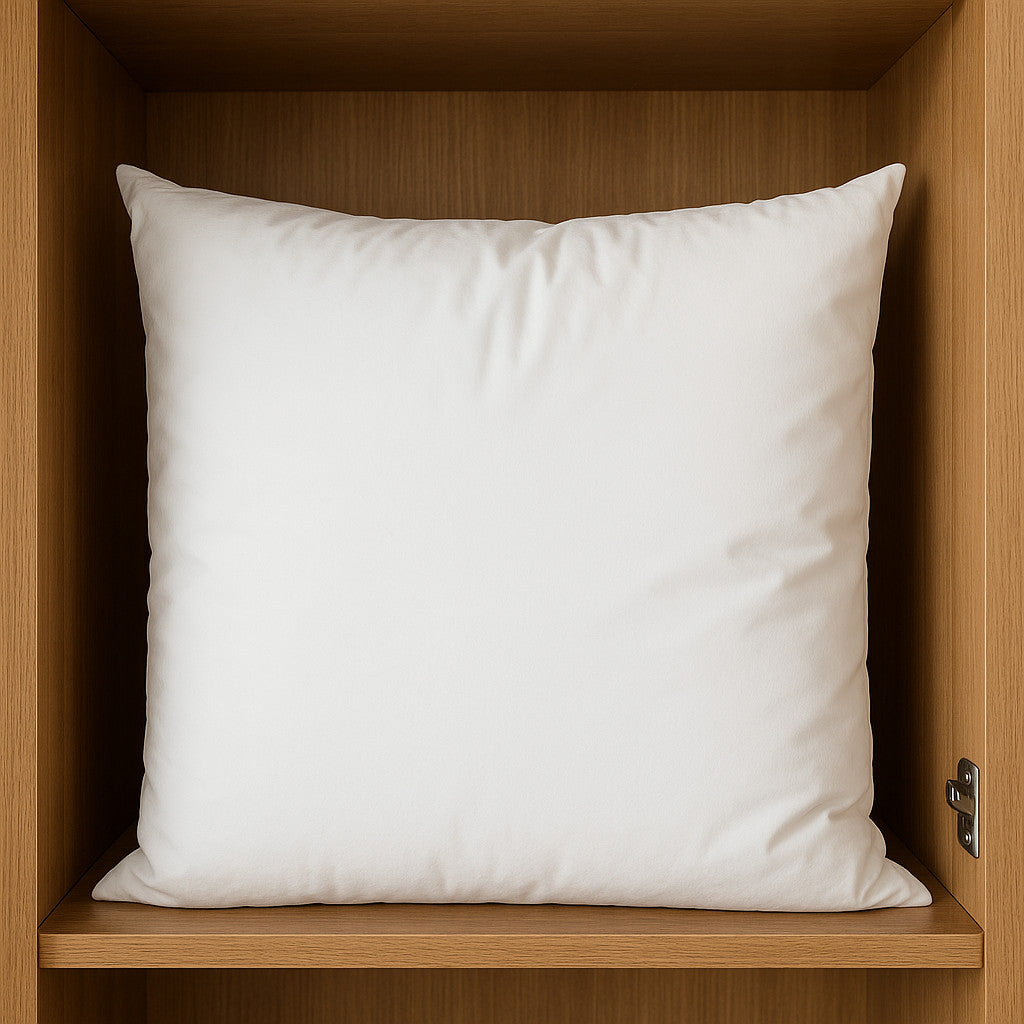 22 White Cotton Throw Pillow Insert