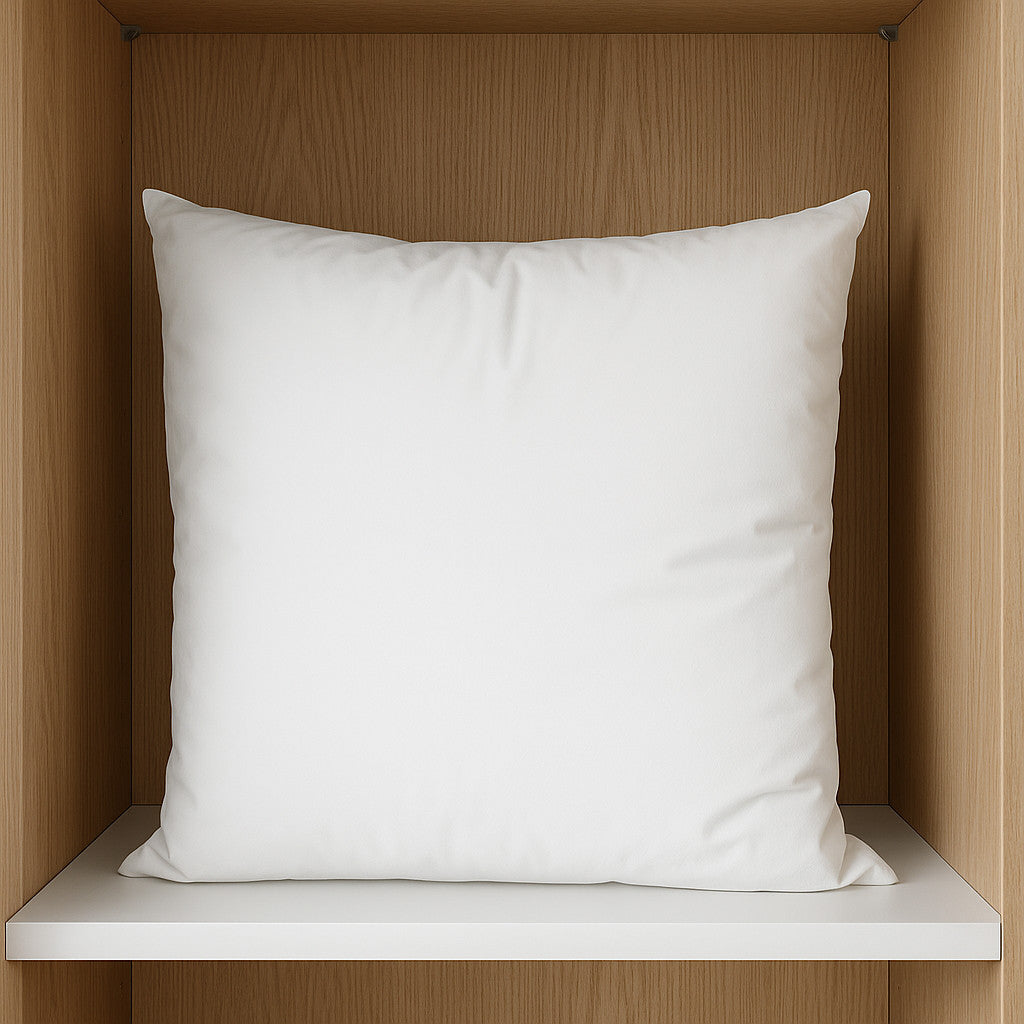 18 White Cotton Throw Pillow Insert
