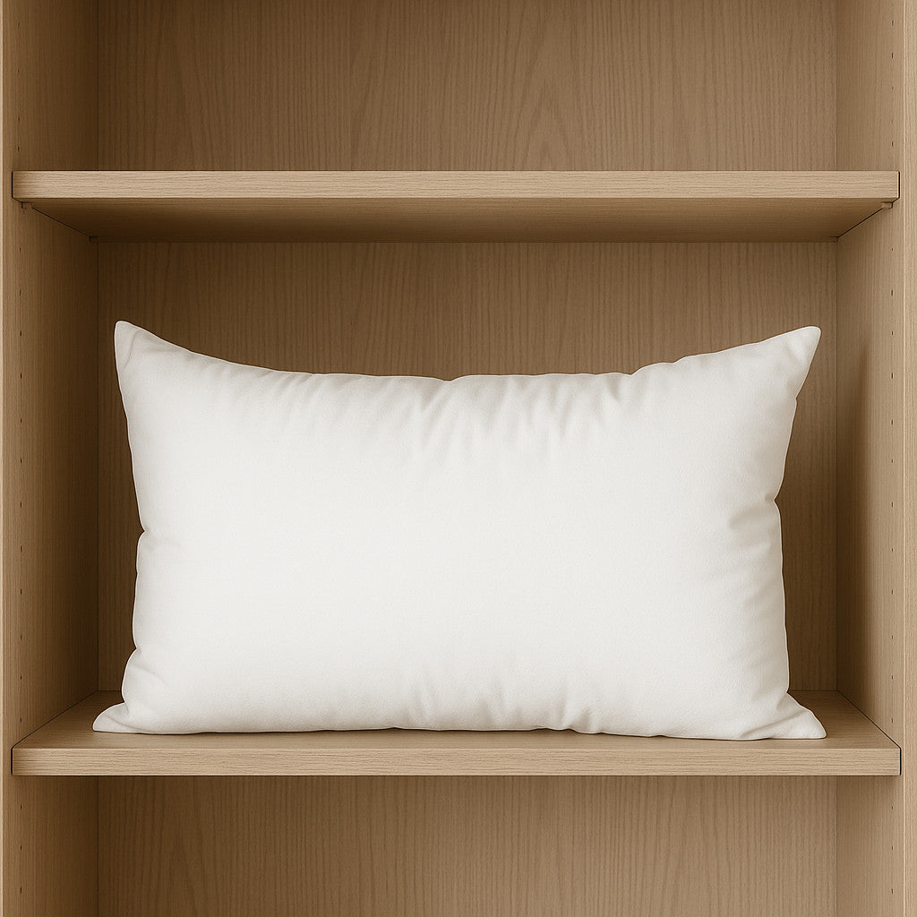 13 X 21 White Lumbar Cotton Throw Pillow Insert
