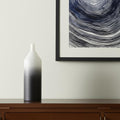 20 Black And White Ombre Metal Table Vase