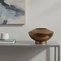 5 Antiqued Bronze Metal Table Vase