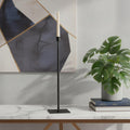 18 Black Metal Tabletop Taper Candlestick