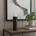 8 Black Metal Tabletop Taper Candle Holder