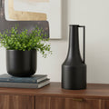 14 Black Metal Jug Vase