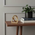 5 Gold Iron Abstract Tabletop Sculpture