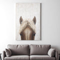 Horse Fringe Hand Painted Distressed Unframed Wall Art