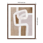 Framed Art rhythmic lines l by Nikita Jariwala