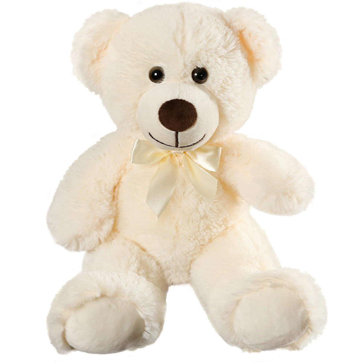 Snowolf Teddy Bear Plush Cute Stuffed Animal Toys Pillow Beige Bear Doll Gift For Kids Boys Girls Birthday Christmas Valentine'S