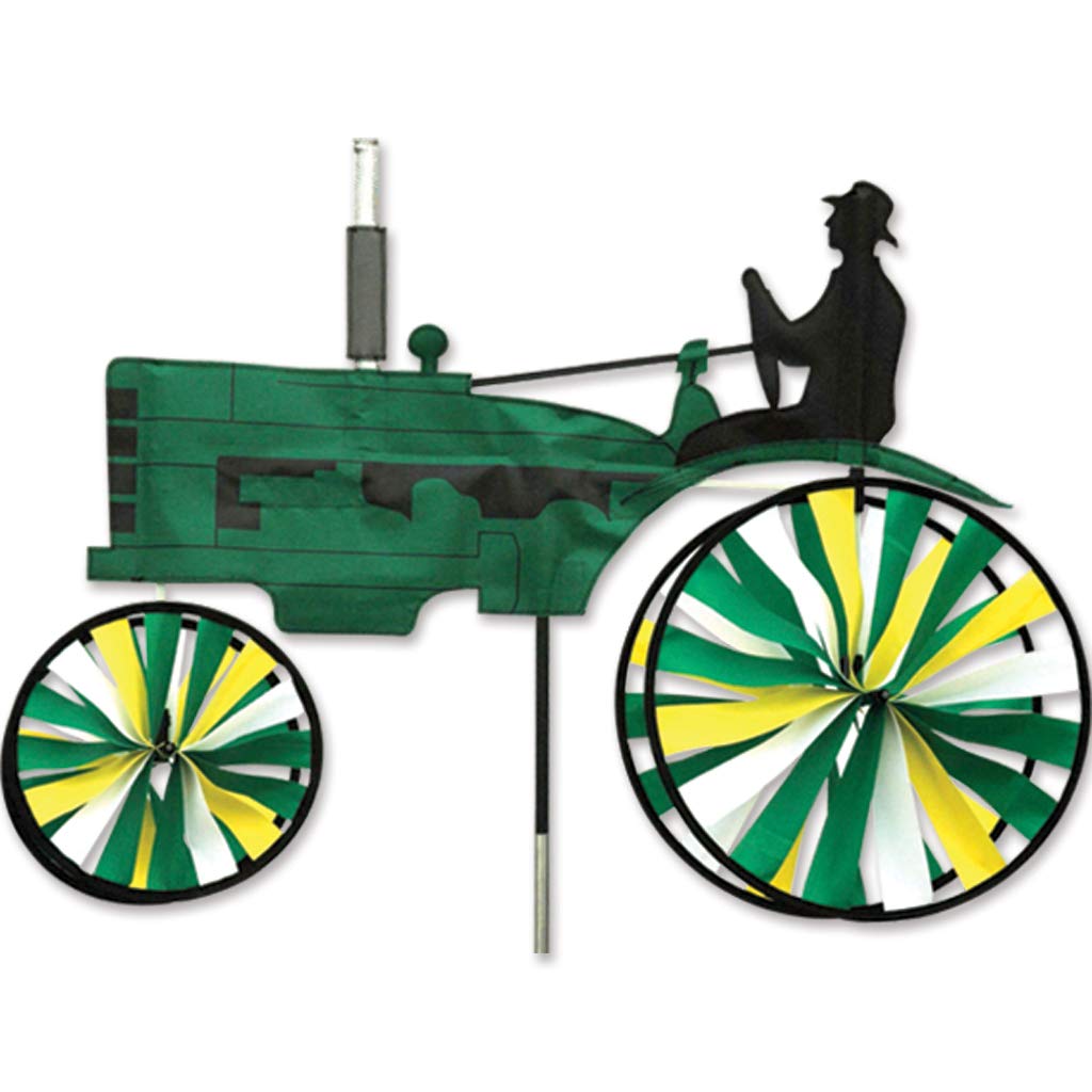 29 In. Old Tractor Green Spinner