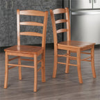Winsome Set of 2 Ladder Back Chair RTA