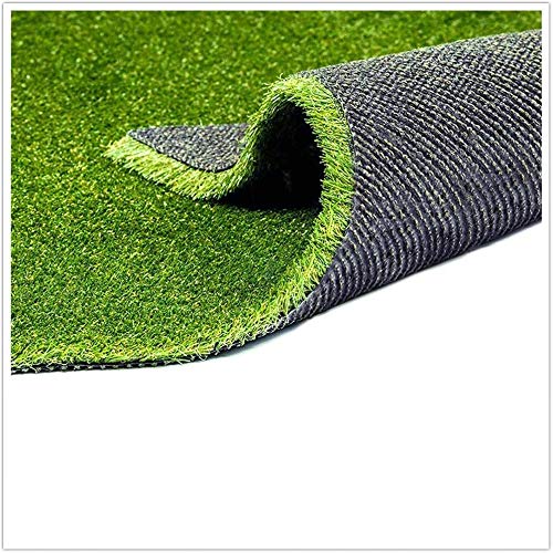 Fas Home Artificial Grass Turf 12Ftx44Ft(528Square Ft),0.8' Pile Height Realistic Synthetic Grass, Drainage Holes Indoor Outdoo