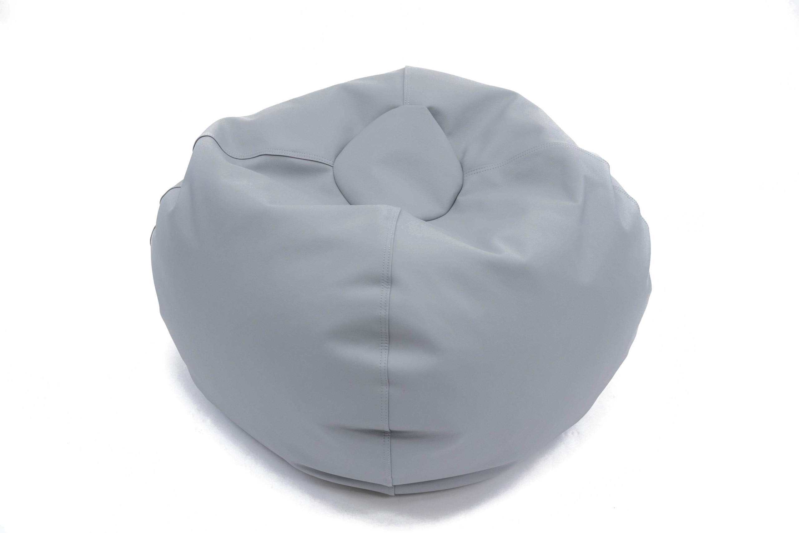 Children's Factory Go2 Bean Bag, Gray, CF610-246, 35'' Kids Reading Chair, Toddler Playroom and Preschool Beanbag, Flexible Seat