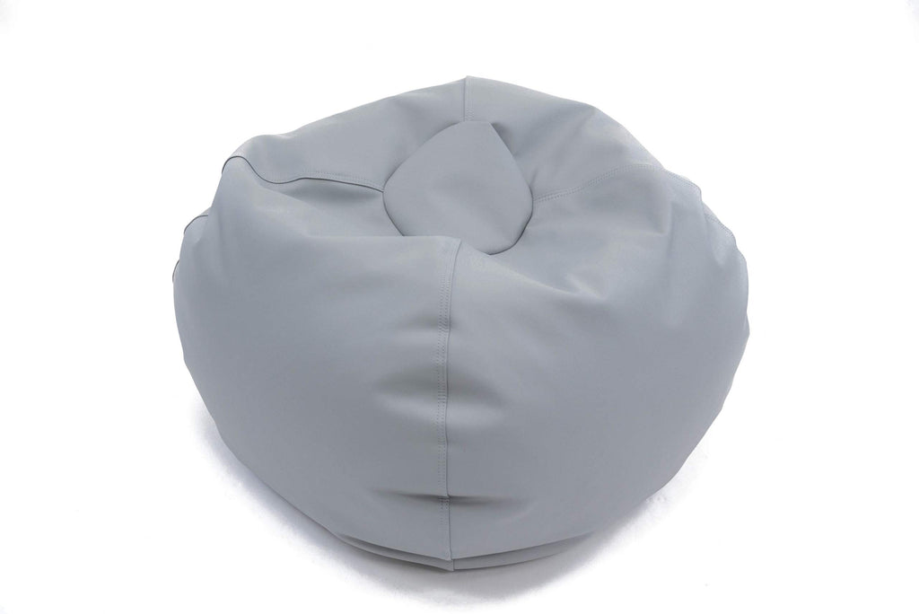 Children's Factory Go2 Bean Bag, Gray, CF610-246, 35'' Kids Reading Chair, Toddler Playroom and Preschool Beanbag, Flexible Seat